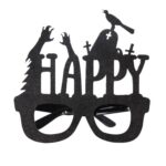 3 uds decoración de Halloween gafas divertidas fiesta esqueleto araña accesorios de terror, Tombstone