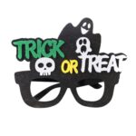 3 uds decoración de Halloween gafas divertidas fiesta esqueleto araña accesorios de terror, English Letters