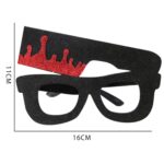 3 uds decoración de Halloween gafas divertidas fiesta esqueleto araña accesorios de terror, kitchen Knife - Imagen 2