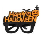 3 uds decoración de Halloween gafas divertidas fiesta esqueleto araña accesorios de terror, Letter Pumpkin