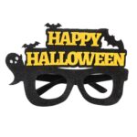 3 uds decoración de Halloween gafas divertidas fiesta esqueleto araña accesorios de terror, Bat Alphabet