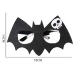 3 uds decoración de Halloween gafas divertidas fiesta esqueleto araña accesorios de terror, Bat - Imagen 2