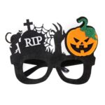 3 uds decoración de Halloween gafas divertidas fiesta esqueleto araña accesorios de terror, Cat Pumpkin