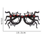 3 uds decoración de Halloween gafas divertidas fiesta esqueleto araña accesorios de terror, Halloween Spider - Imagen 2