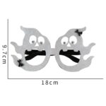 3 uds decoración de Halloween gafas divertidas fiesta esqueleto araña accesorios de terror, Halloween Ghost - Imagen 2