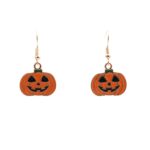 2 juegos de colgante de calabaza fantasma de Halloween, collar con orejas, joyería de personalidad, Pumpkin - Imagen 3