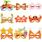 3 piezas de decoración de fotos de gafas de fiesta temáticas de feliz cumpleaños, forma:, Chicken Leg - Imagen 2
