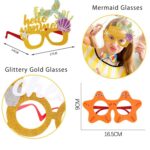 3 piezas de decoración de fotos de gafas de fiesta temáticas de feliz cumpleaños, forma:, Category - Imagen 3
