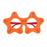3 piezas de decoración de fotos de gafas de fiesta temáticas de feliz cumpleaños, forma:, Starfish