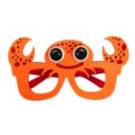 3 piezas de decoración de fotos de gafas de fiesta temáticas de feliz cumpleaños, forma:, Crab