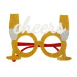 3 piezas de decoración de fotos de gafas de fiesta temáticas de feliz cumpleaños, forma:, Wine Glass