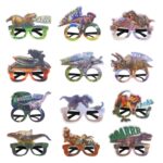 3 uds., gafas divertidas de dinosaurio, decoración de fiesta de cumpleaños, accesorios para fotos, A Model, B Model, C Model, D Model, E Model, F Model, G Model, H Model, I Model, J Model, K Model, L Model - Imagen 2