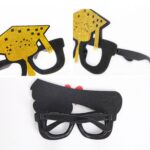 3 PCS Graduation Season Photo Props School Party Gafas divertidas, Forma:, F Model - Imagen 3