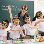 3 PCS Graduation Season Photo Props School Party Gafas divertidas, Forma:, I Model - Imagen 5