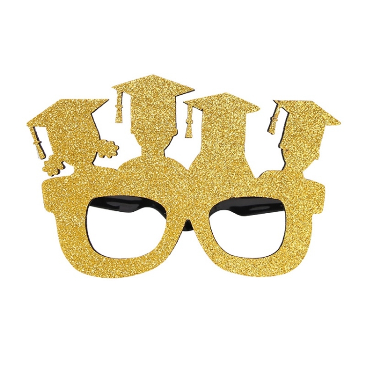 TBD0602497104.jpg 3 PCS Graduation Season Photo Props School Party Gafas divertidas, Forma:, E Model - Imagen 1