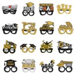 3 PCS Graduation Season Photo Props School Party Gafas divertidas, Forma:, F Model - Imagen 2