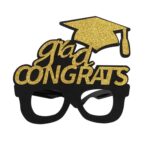 3 PCS Graduation Season Photo Props School Party Gafas divertidas, Forma:, H Model