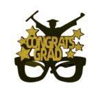 3 PCS Graduation Season Photo Props School Party Gafas divertidas, Forma:, L Model