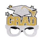 3 PCS Graduation Season Photo Props School Party Gafas divertidas, Forma:, O Model