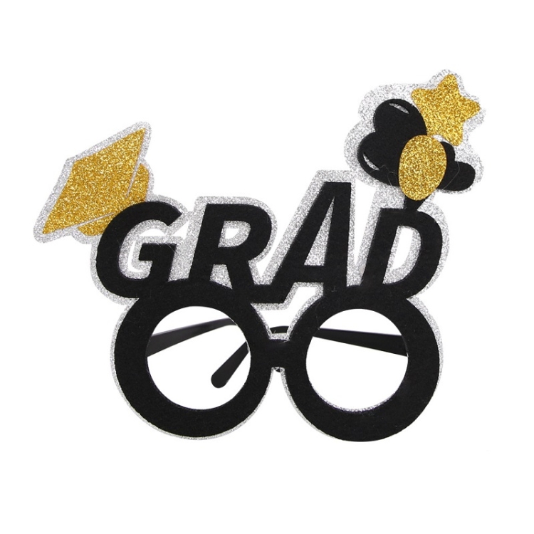 TBD0602497115.jpg 3 PCS Graduation Season Photo Props School Party Gafas divertidas, Forma:, P Model - Imagen 1
