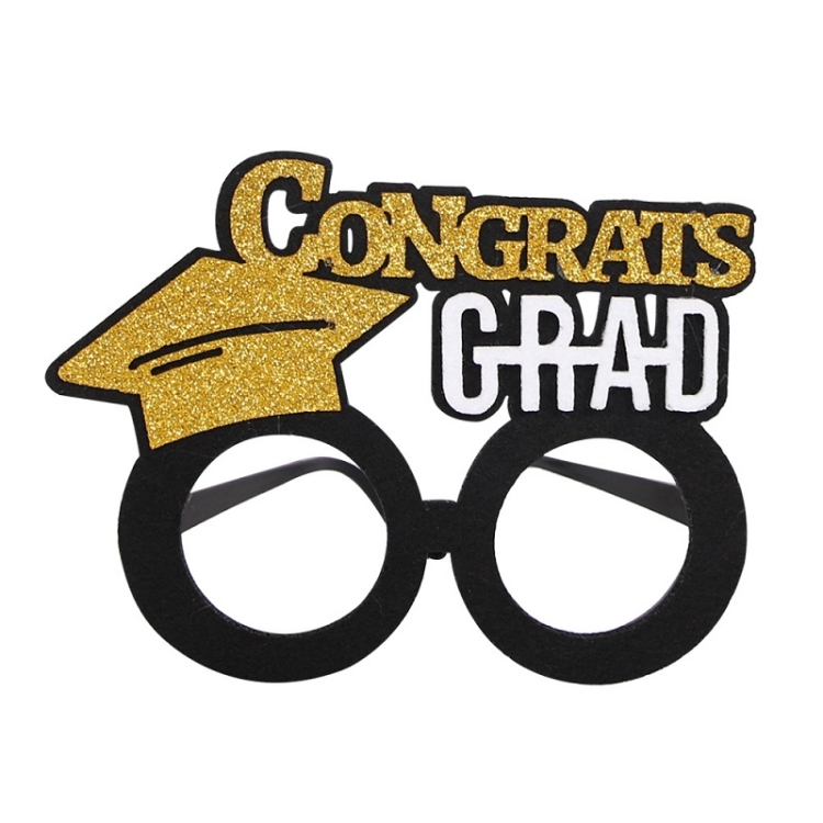 TBD0602497116.jpg 3 PCS Graduation Season Photo Props School Party Gafas divertidas, Forma:, Q Model - Imagen 1
