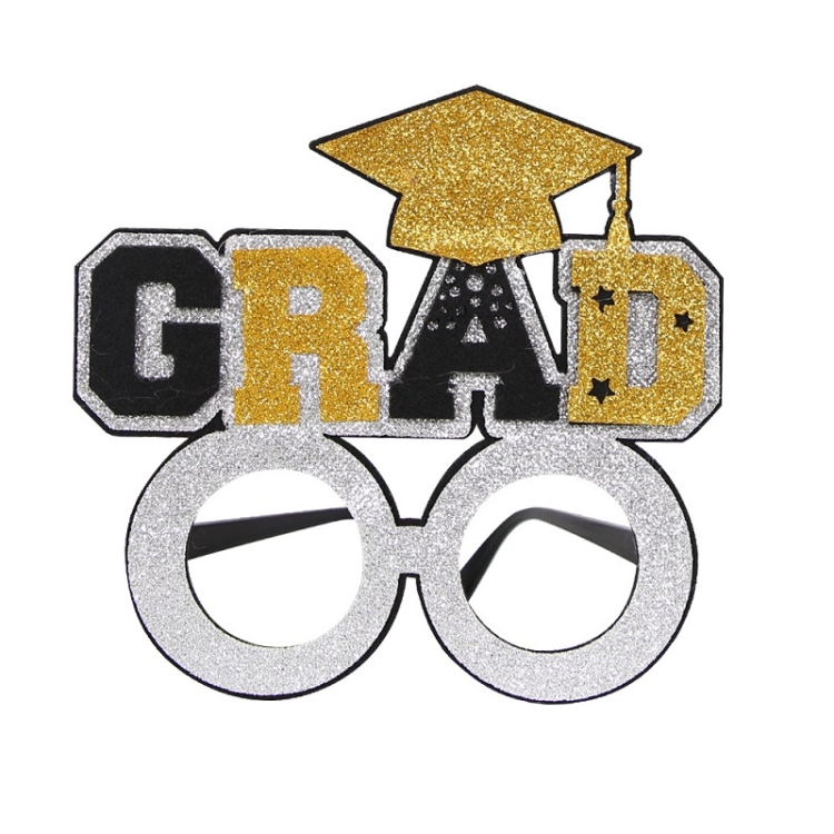 TBD0602497118.jpg 3 PCS Graduation Season Photo Props School Party Gafas divertidas, Forma:, S Model - Imagen 1