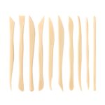 2 conjuntos 10 en 1 IMitation Wood Clay Sculpture Multi-Combination Talling Knife Herramienta de cerámica