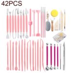 42 en 1 Clay Tool Hook Line Pen Potter Talling Knife Set