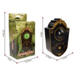 Colgante de decoración de sonido de terror brillante con timbre de un solo ojo de Halloween, Black, White, Green Eye Spider, Red Eye Spider - Imagen 3