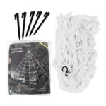 Halloween Spider Web Triangle Net Accesorios de decoración al aire libre, 5m x4.8m - Imagen 2