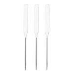 3 PCS Stick de tóner de acero inoxidable para inventar y manicurar