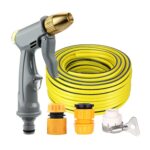 Aerosol de limpieza telescópico para lavadora doméstica de automóviles de alta presión, estilo:, H1 Short+3 Connectors+10m Tube