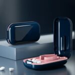 Westwood TP-009 Mini Pill Cutting Box Dispensador de caja de almacenamiento
