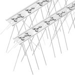 10 pcs 50 cm de largo Repelente de aves Aviertas Anti-Cat Thorn Acero inoxidable Anti-Bird Thorn - Imagen 3