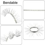 10 pcs 50 cm de largo Repelente de aves Aviertas Anti-Cat Thorn Acero inoxidable Anti-Bird Thorn - Imagen 4