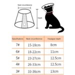 2 piezas de protección para mascotas, collar antimordida para gatos y perros después del cosmético y la operación, No.4 - Imagen 3