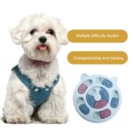 Plato de alimentación para perros y gatos, cuenco de comida lenta, alimentador interactivo para mascotas, Rojo, Azul, Amarillo - Imagen 4