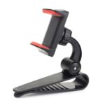 Soporte para parasol de coche, 2 uds., soporte para hebilla de teléfono móvil para coche, Red