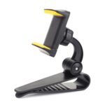 Soporte para parasol de coche, 2 uds., soporte para hebilla de teléfono móvil para coche, Yellow
