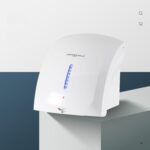 Interhasa 220V 1800W Secador de manos eléctrico con conmutación en frío y calor, Modelo:, A1002 White