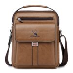 WEIXIER D245 Men Business Bag Mochila de hombro de gran capacidad, D245 Light Brown
