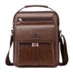 WEIXIER D245 Men Business Bag Mochila de hombro de gran capacidad, D245 Dark Brown