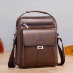 WEIXIER D245 Men Business Bag Mochila de hombro de gran capacidad, D245 Dark Brown - Imagen 2