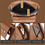 WEIXIER D245 Men Business Bag Mochila de hombro de gran capacidad, D245 Dark Brown - Imagen 7