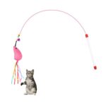 5 palos de alambre divertidos para gatos con campana de juguete para gatos, estilo:, Mouse