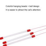 Palo para gato divertido de alambre con juguete para gato con campana, estilo: pluma, Feather - Imagen 6