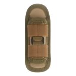 Riñonera H-133 para exterior con rotación de 360 grados y linternas de nailon, H-133 Khaki