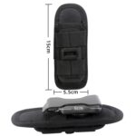 Riñonera H-133 para exterior con rotación de 360 grados y linternas de nailon, H-133 Black - Imagen 3