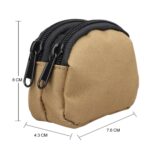 H25 Deportes al aire libre Nylon Micro Tirachinas Bola de acero Riñonera Mini Monedero, H25 Army Green - Imagen 3