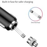 Cargador de coche con interruptor Enchufe de coche con orificio doble para cigarrillos, C06 - Imagen 4